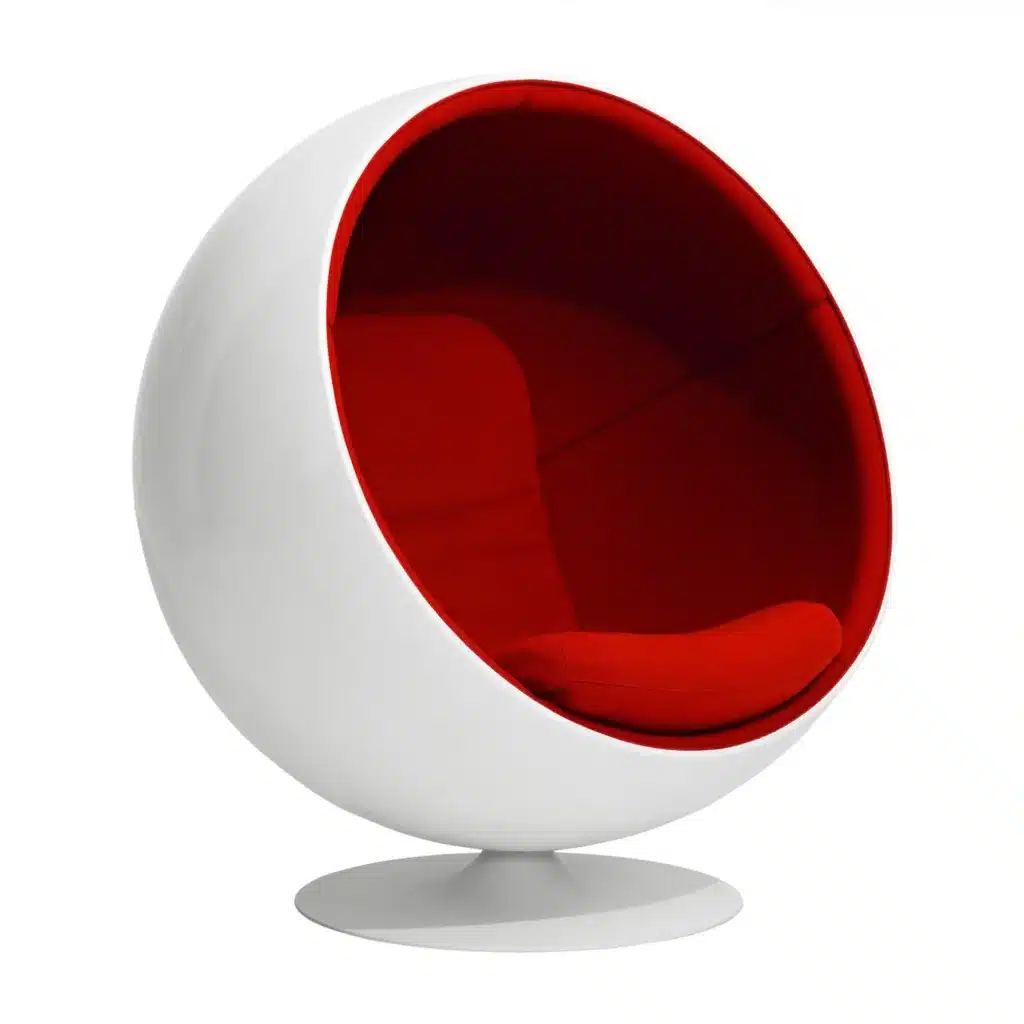 BallChair Red 4 - Ball Chair Replica