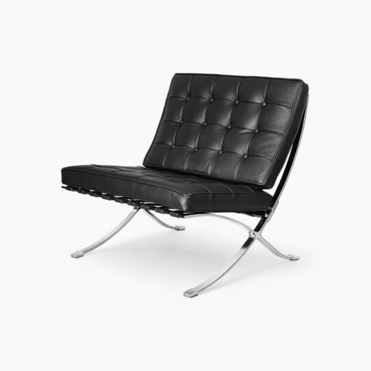 Barcelona Chair Replica Black 1