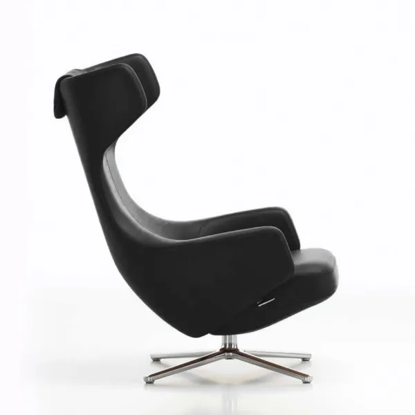 BradfordChair Black 3 - Grand Repos Lounge Chair
