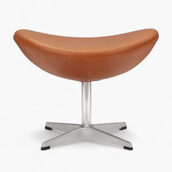 Egg Chair Replica with Stool Sand Brown 8 - Egg Chair,  Fritz Hansen Egg Chair