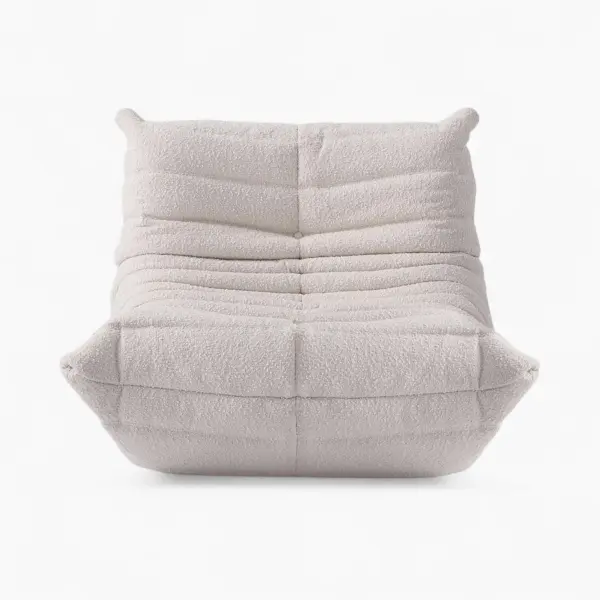 Togo Fireside Chair Boucle Beige 3