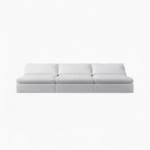 Cloud Couch Armless Replica White 5 - Cloud couch