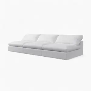 Cloud Couch Armless Replica White 6 - Cloud couch