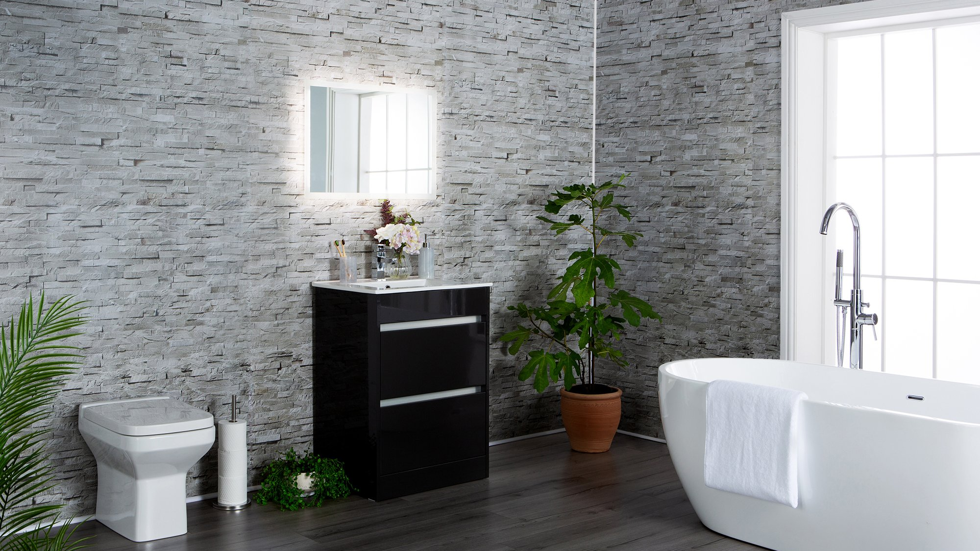 Stone-Effect Decorative Wall Panels