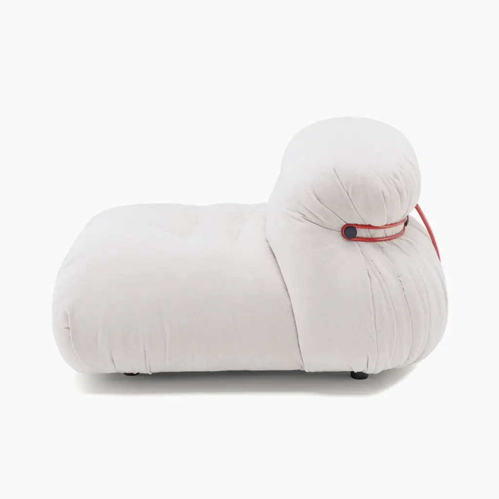 Soriana Chair Replica White Chenille 4 - Soriana Chair