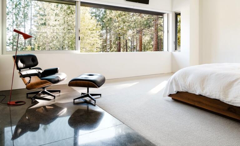 the window in one of the upstairs bedrooms horizontally frames the view - Reading Chairs for Bedroom, reading chair