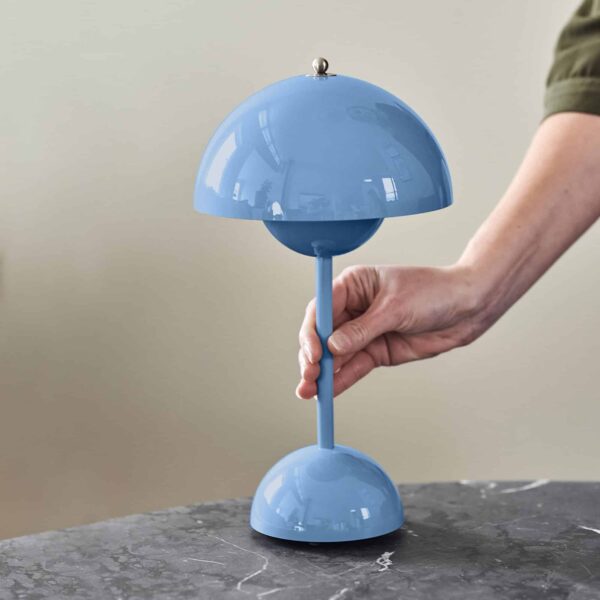 FlamingoTableLamp Blue 2 scaled - entry table lamps