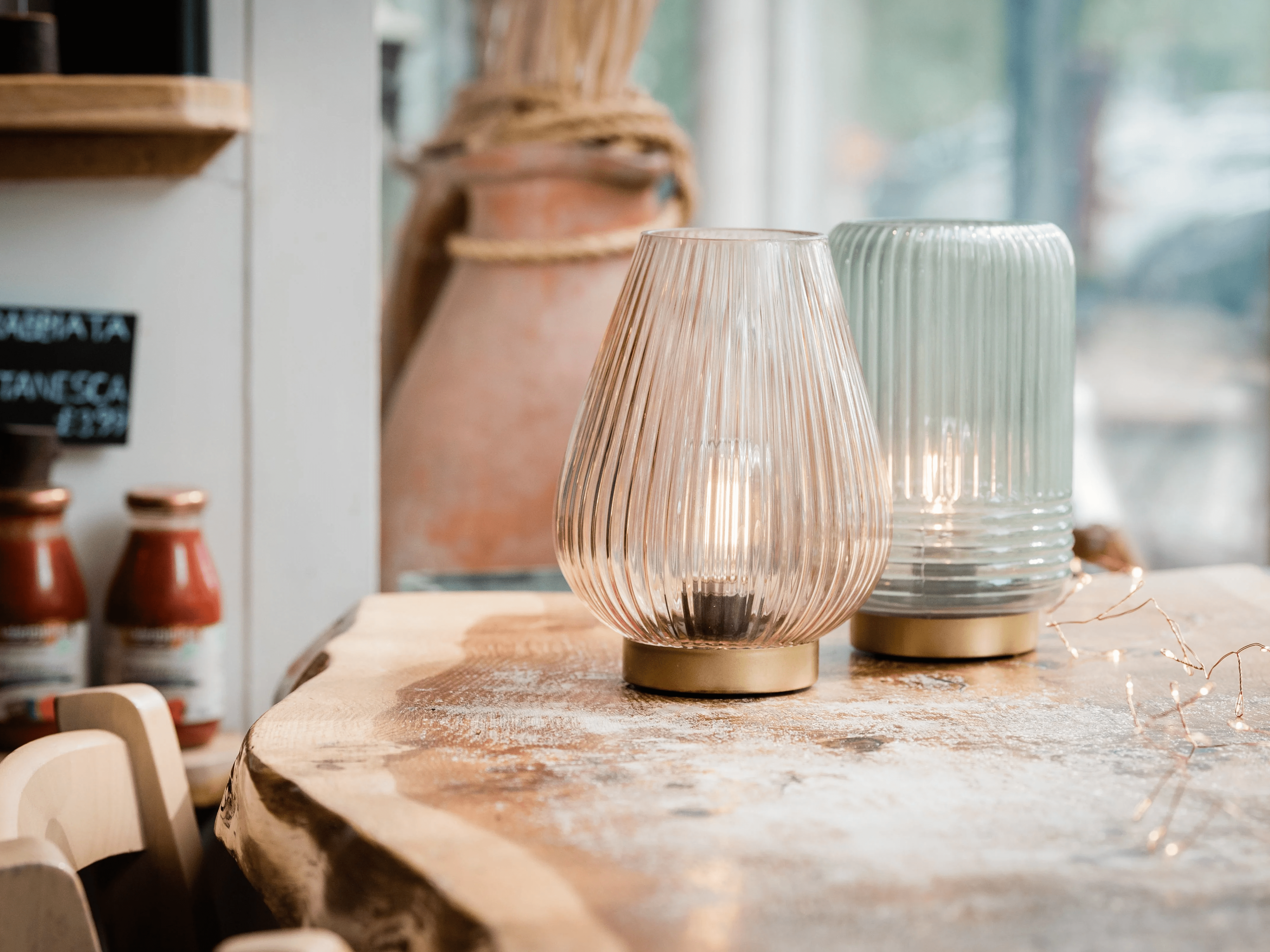 glass table lamps for living room