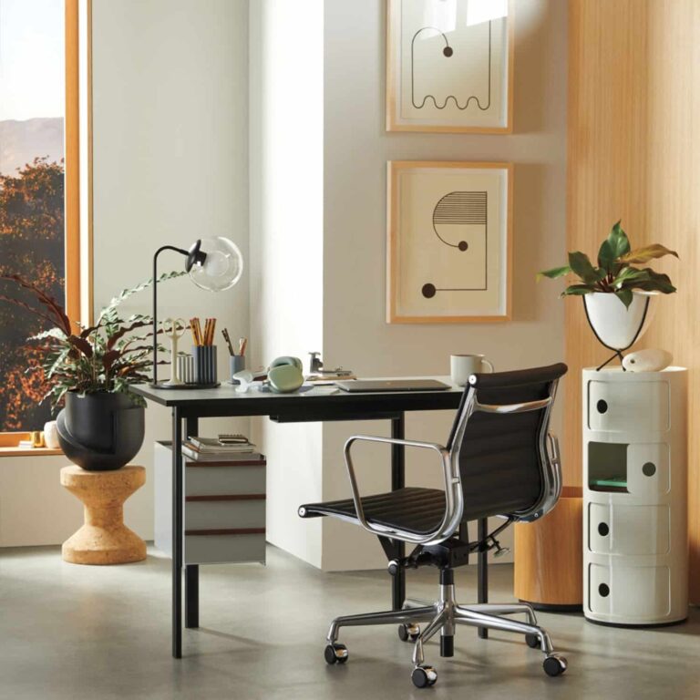 WorkSansChair MidBlack 16 1 - office chair with footrest, office chair