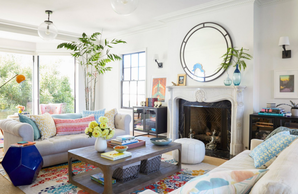 coffee table:  Decorative Objects