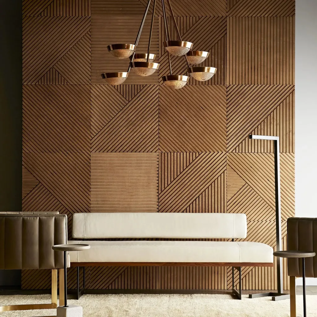 WallPanelMosaic GoldenBrown