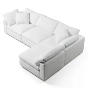 Cloud Couch L Sofa White 3
