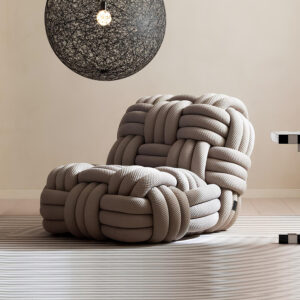 Knitty Lounge Chair Grey 1 1 - Knitty Lounge Chair