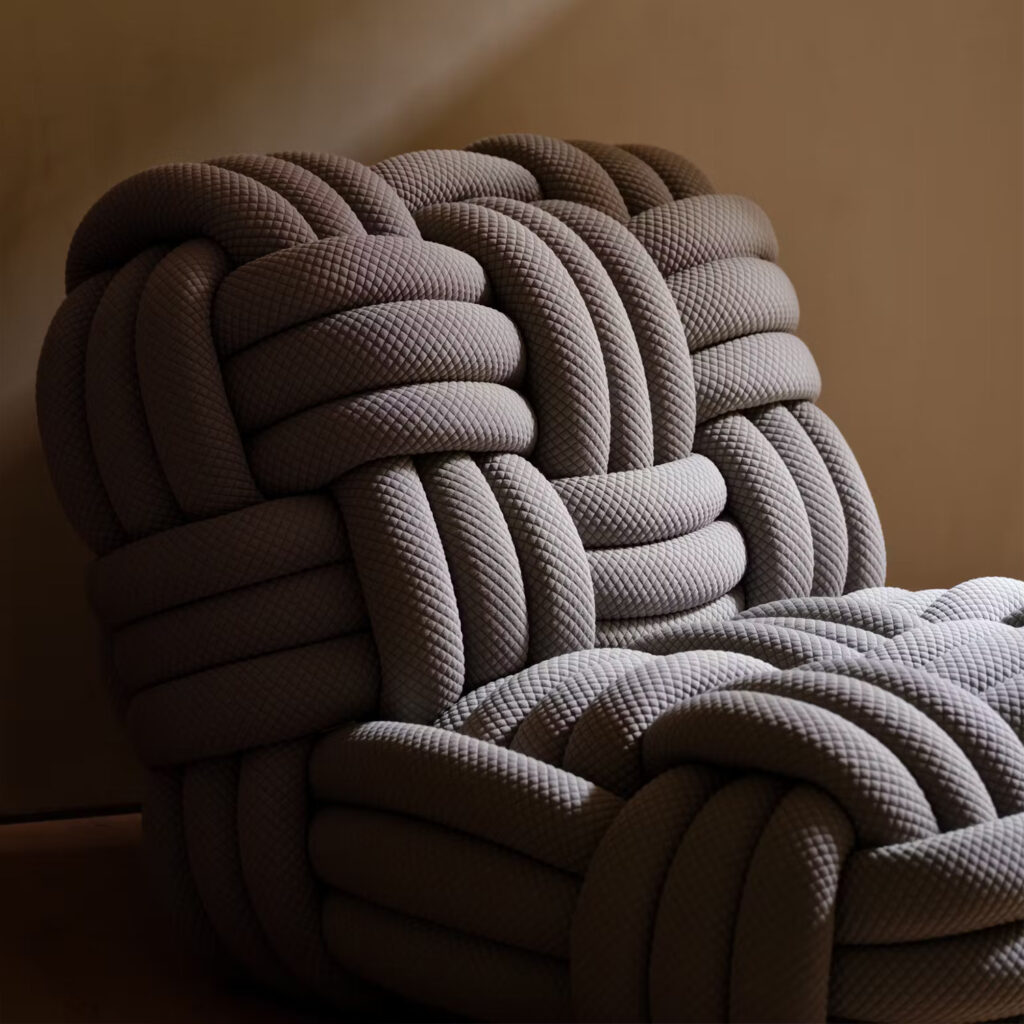 Knitty Lounge Chair Grey 15 - Knitty Lounge Chair
