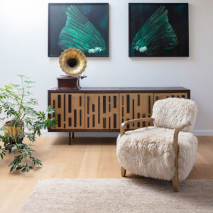 Yeti Sheepskin Armchair with Ottoman 11 - Yeti Sheepskin Armchair