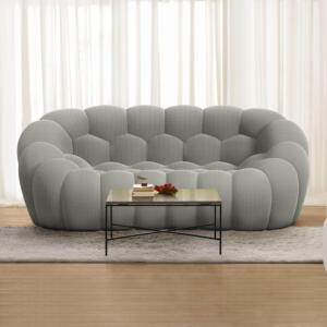 Bubble Loveseat Light Grey 1 - Bubble Sofa Loveseat,  Bubble