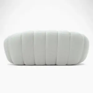 Bubble Sofa Loveseat Light Gray 5
