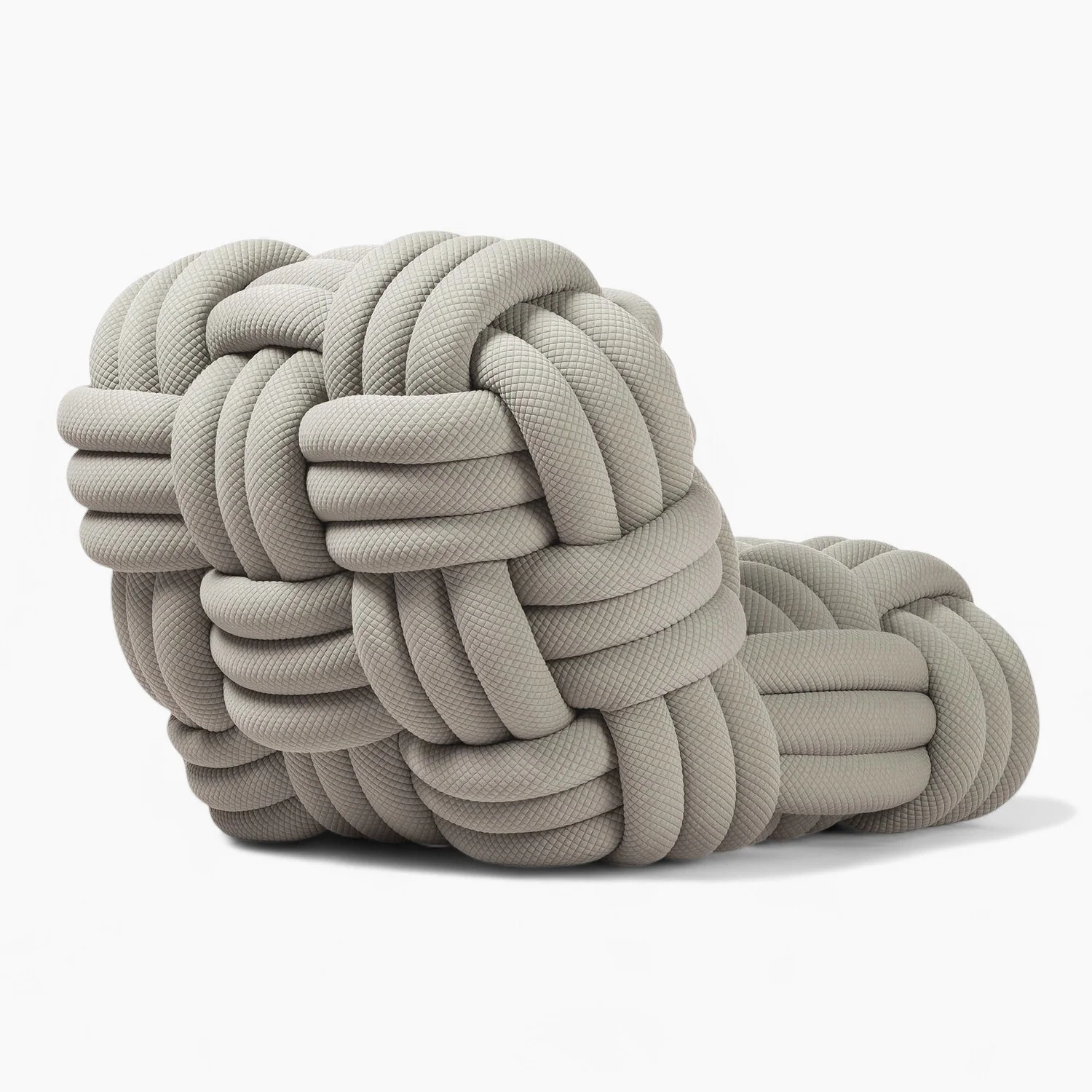 Knitty Lounge Chair Gray 6 - Knitty Lounge Chair