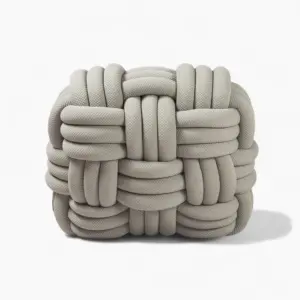 Knitty Lounge Chair Gray 7 - Knitty Lounge Chair