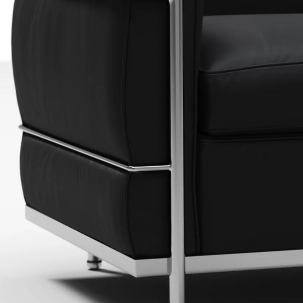 LC2 Loveseat (6) - LC2 Loveseat,  Le Corbusier,  Le Corbusier 2 Loveseat