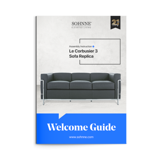 User Manual Le Corbusier 3 Sofa Replica