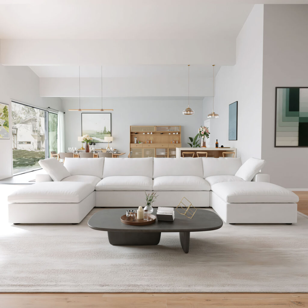 Cloud Sofa White2Armless Cloud scaled - Cloud Couch