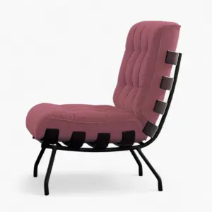Costela Lounge Chair Coral Coral 4 - Costela