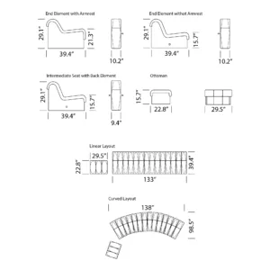 DS 600 Modular Sofa Dimensions Mobile scaled