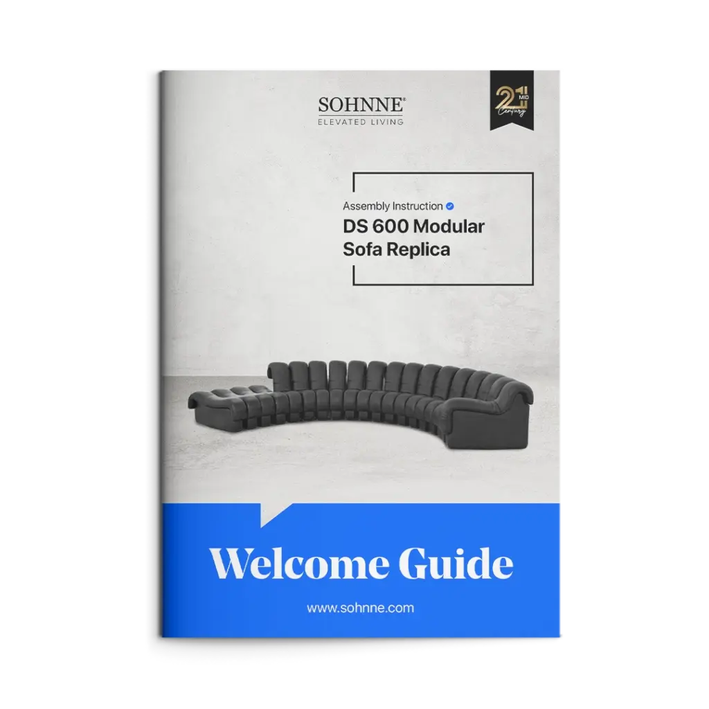 DS 600 Modular Sofa Replica User Manual