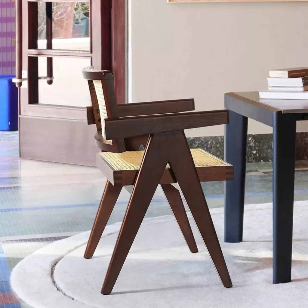 Display 051 Capitol Complex Chair Walnut 10 scaled - Capitol Complex Chair,  Pierre Jeanneret