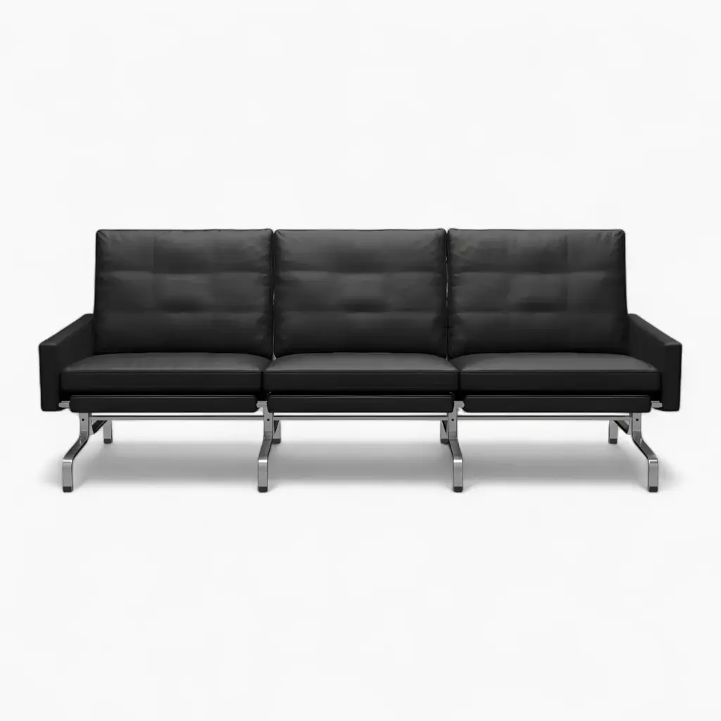 PK31 Sofa Black 1 - PK31 Sofa Replica,  SOFA REPLICA,  sofa