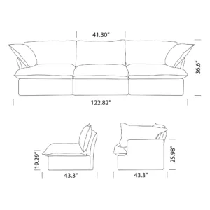 Song Range Modular Sofa Replica Dimensions Mobile scaled