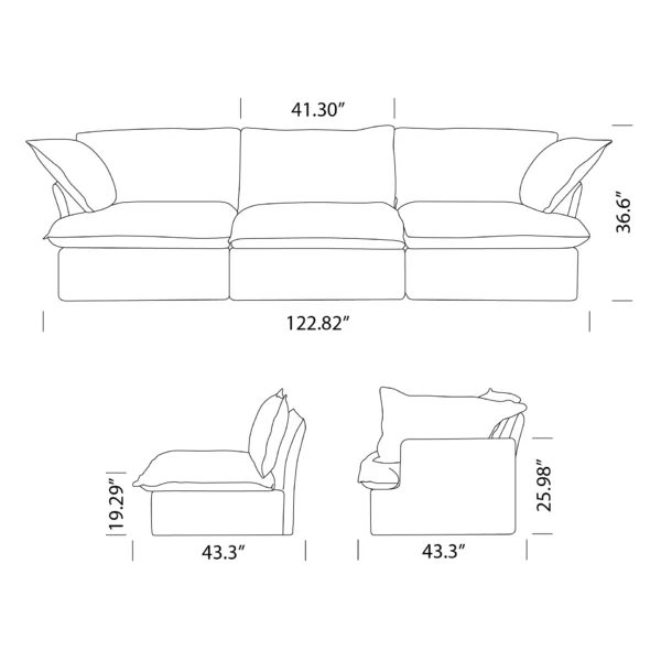 Song Range Modular Sofa Replica Dimensions Mobile scaled