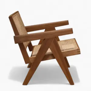 Chandigarh Easy Chair Walnut 4 - Chandigarh Easy Chair