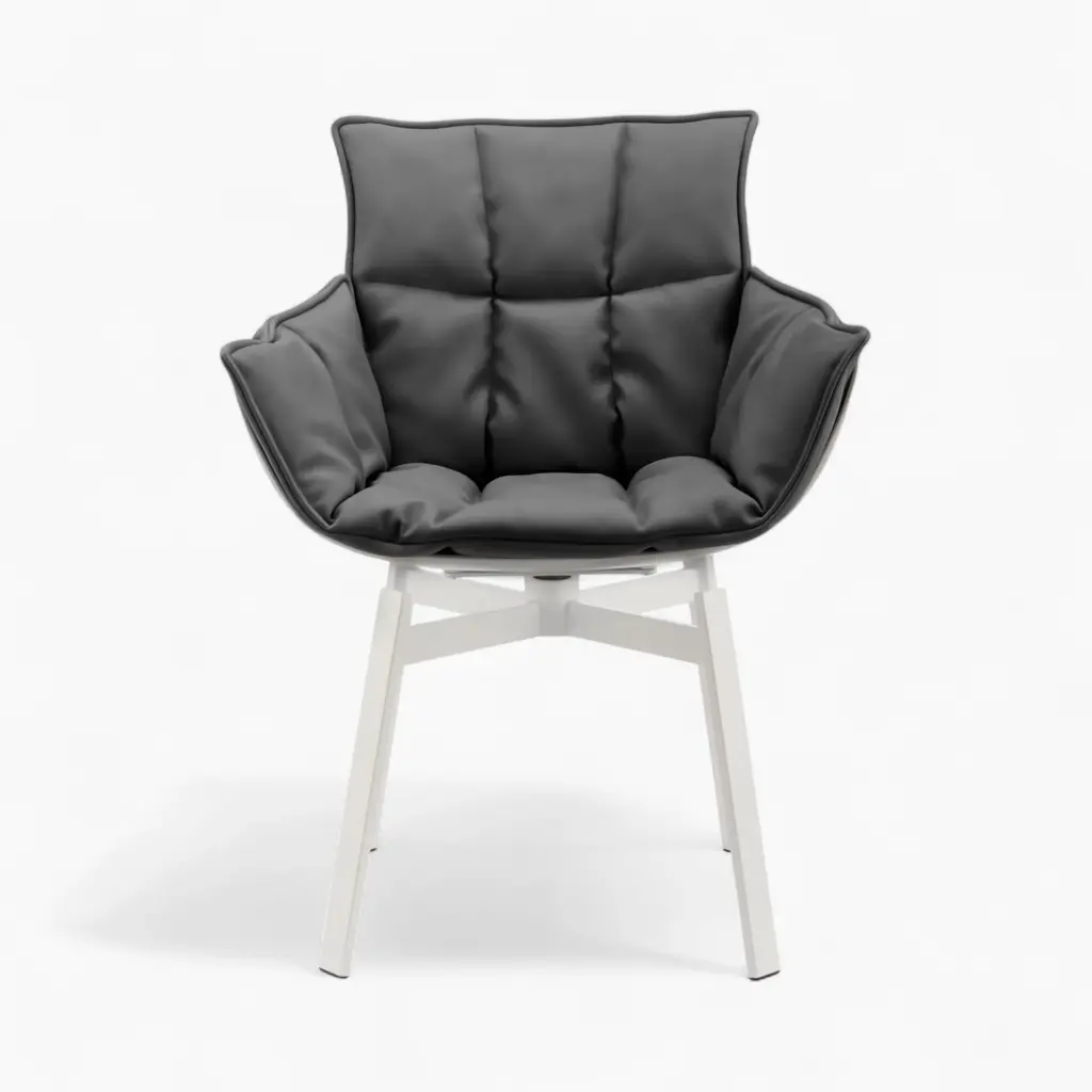 Husk Dining Chair Dark Gray 2 - Husk Dining Chair Replica