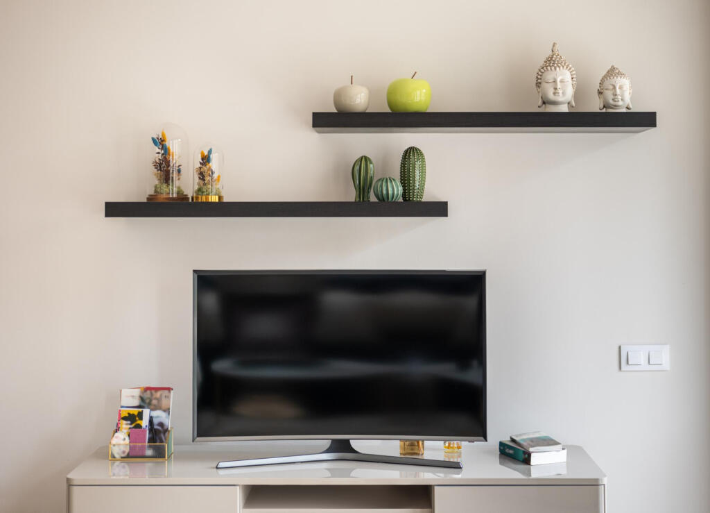What to Put Under a Mounted TV