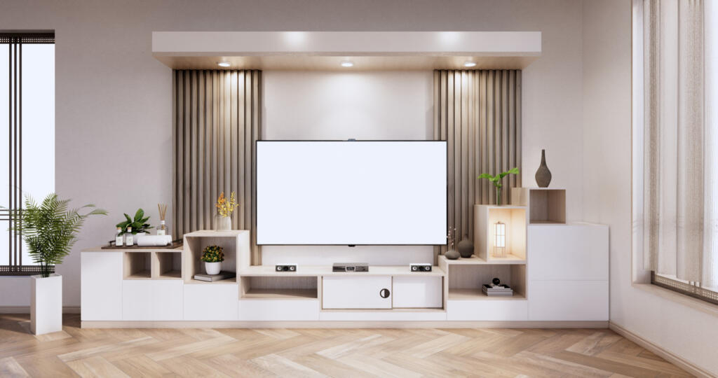 What to Put Under a Mounted TV