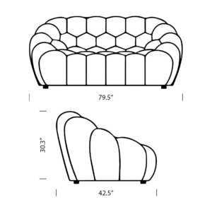 Bubble Sofa Loveseat Dimension mobile