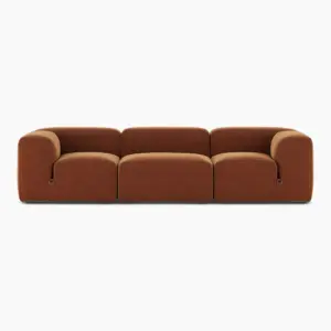 Le Mura Sofa Replica Rust Chenille 1