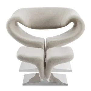 Ribbon Chair Ottoman Replica 2 - ribbon chair,  ottoman