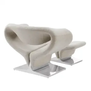 Ribbon Chair Ottoman Replica 4 - ribbon chair,  ottoman