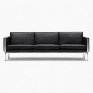 Hans Wegner CH103 Sofa Replica Black 1 scaled 1 - ch103 sofa