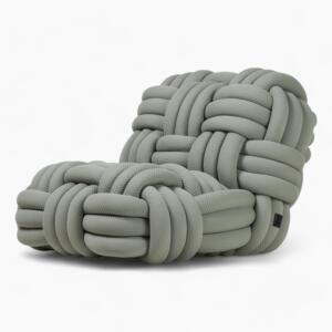 Knitty Lounge Chair Green 3 1