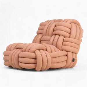 Knitty Lounge Chair Pink 3 1