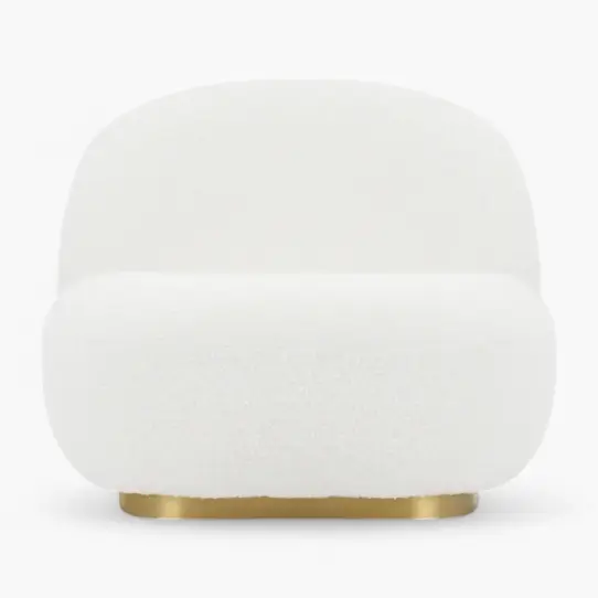 Pacha Lounge Chair White Boucle 3 scaled - Pacha Lounge Chair Replica,  Lounge Chair