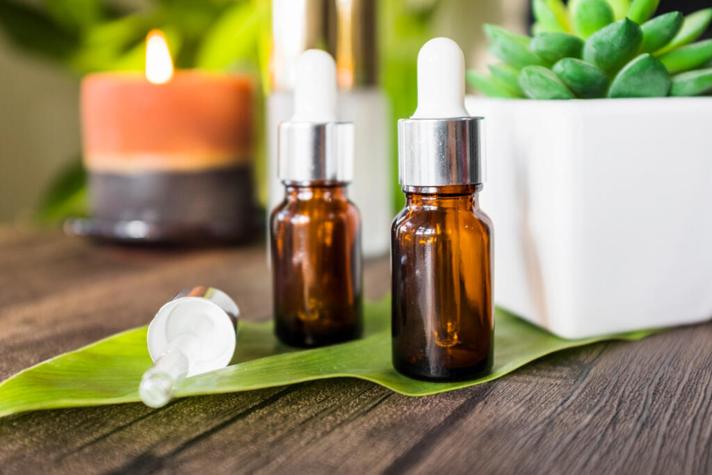 Essential oil diffuses