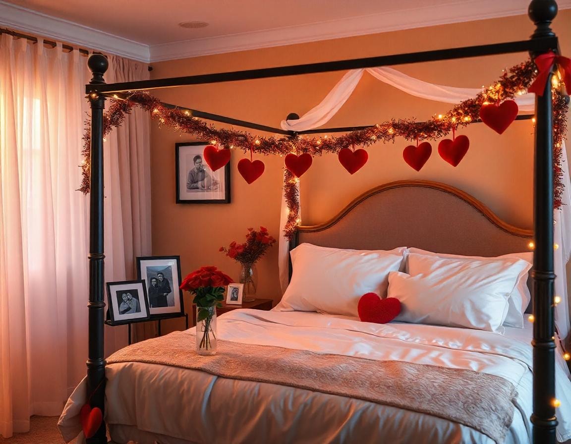 adorable love-shaped decorations