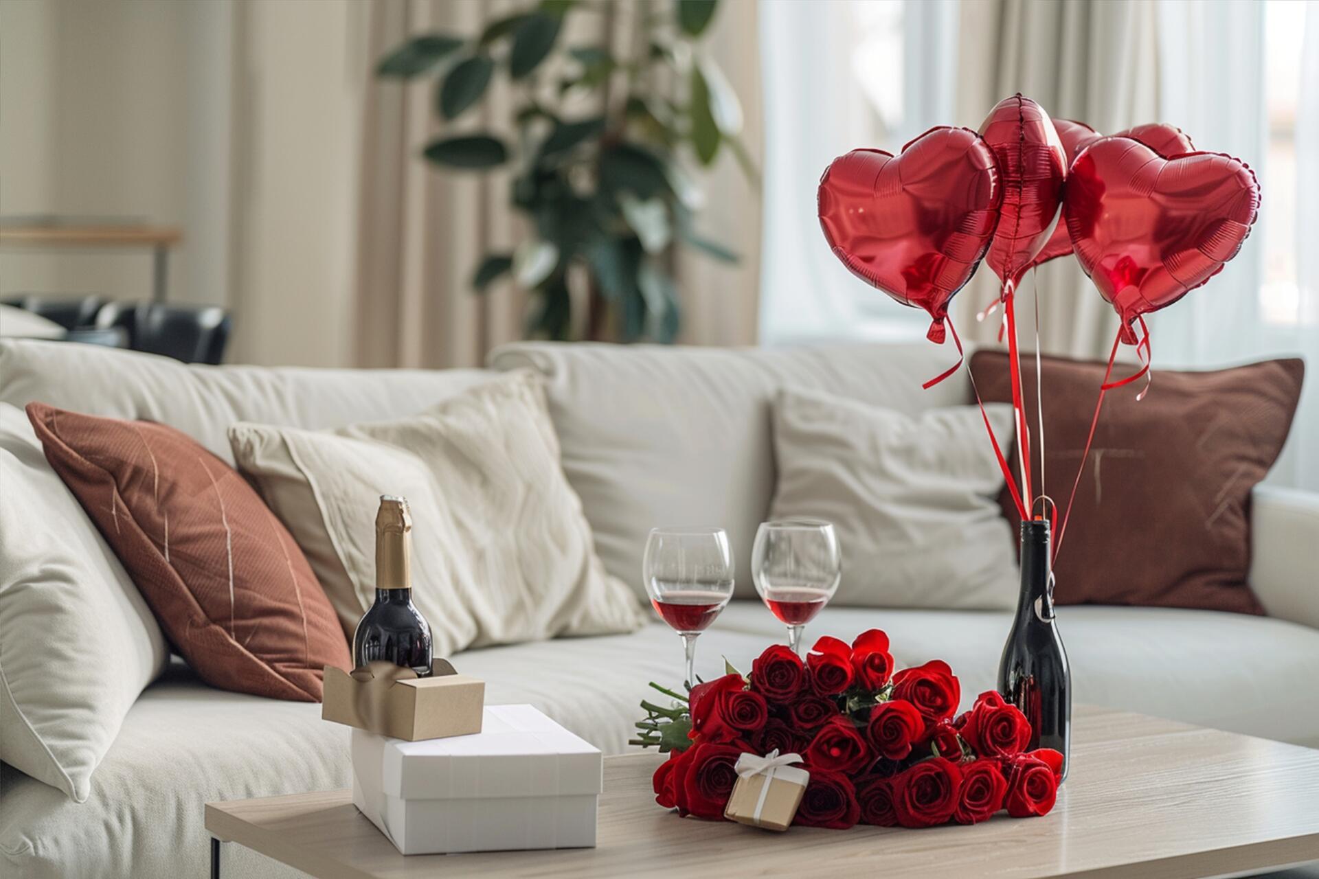 fresh roses for a touch of nature