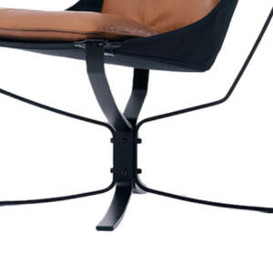 stainless steel leg falcon chair