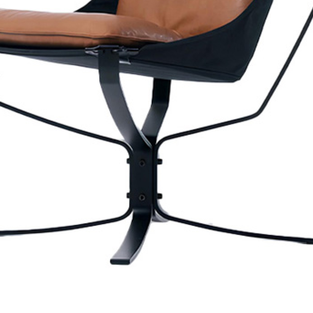 stainless steel leg falcon chair